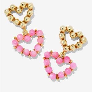 NEW Kendra Scott Ashton Gold Heart Drop Earrings